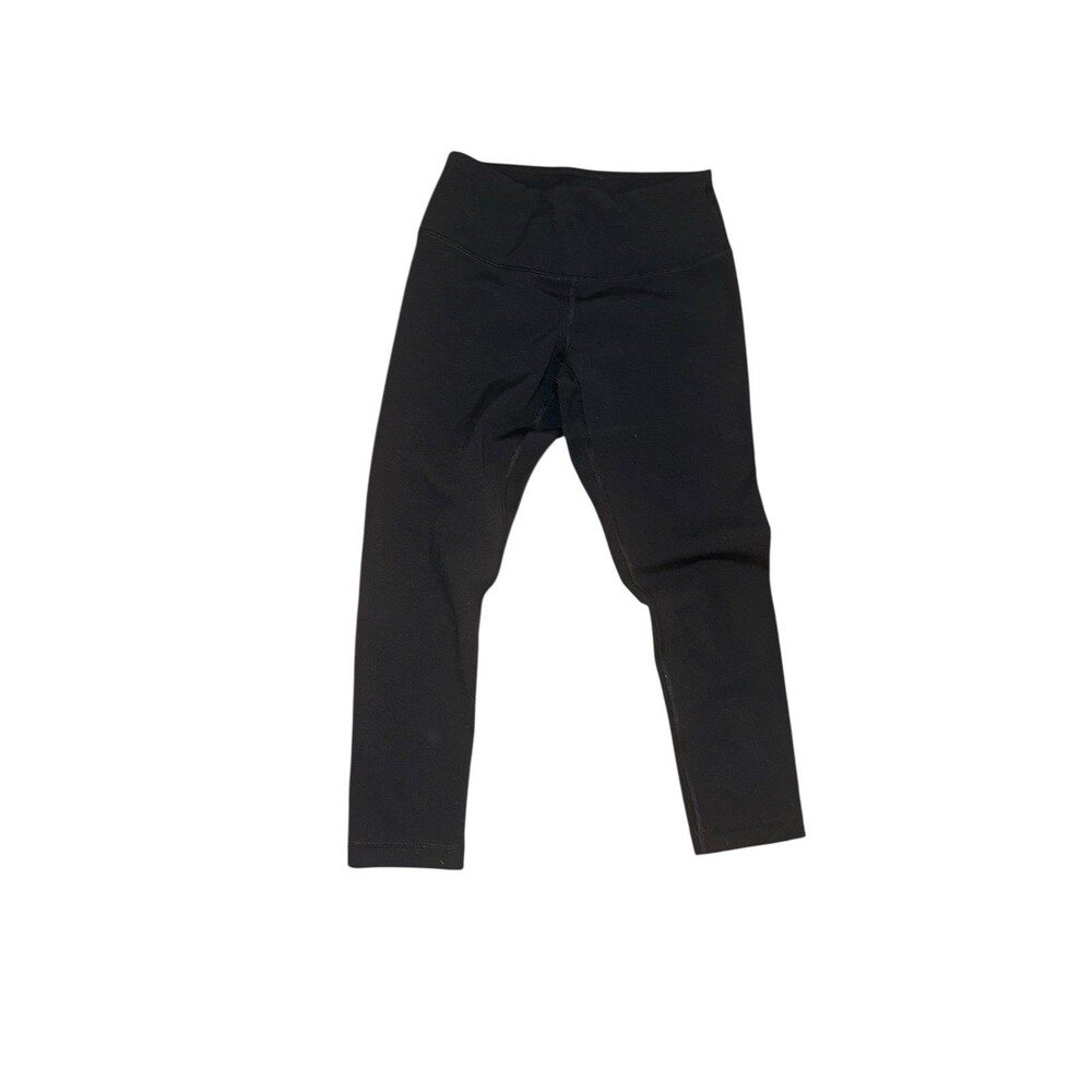Yogalicious cropped Capri legging xs open lattice bottom xs